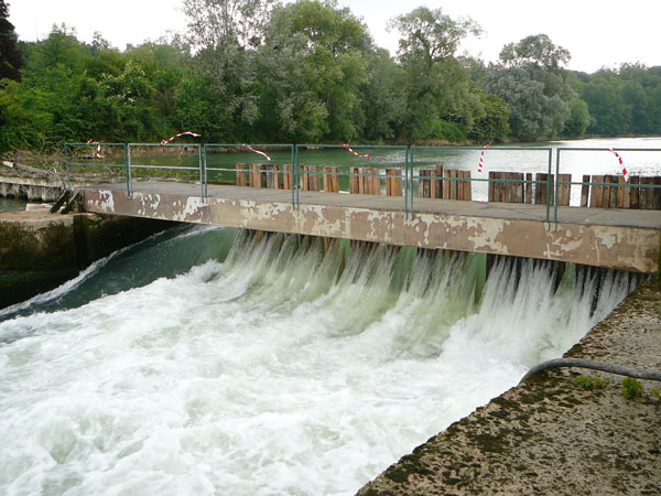 Les aiguilles du barrage